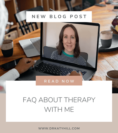 Blog post on FAQ about therapy with Dr Katy Hill